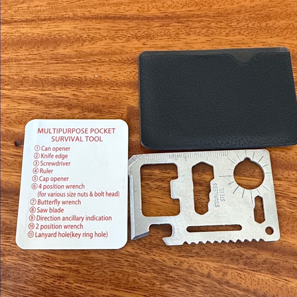 Multipurpose Pocket Survival Tool